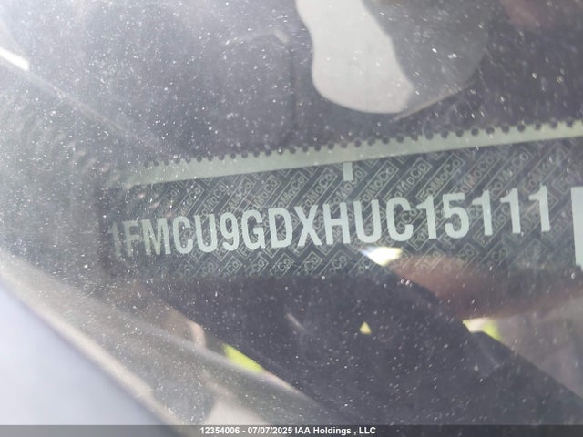 1FMCU9GDXHUC15111 Ford gtdi sigma w/premium fuel