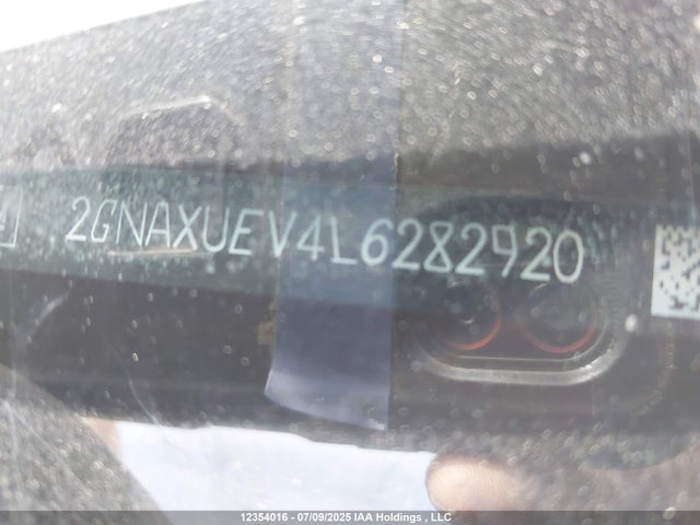 Продаж на аукціоні авто 2020 Chevrolet Equinox Lt, vin: 2GNAXUEV4L6282920, номер лоту: 12354016