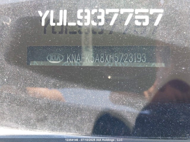 KNAFK5A8XH5723193 KIA gdi nu