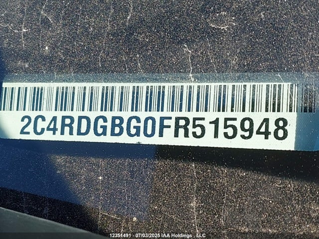 2C4RDGBG0FR515948 Dodge Grand Caravan