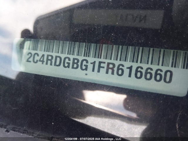 2C4RDGBG1FR616660 Dodge 2015