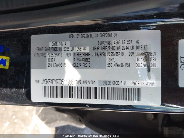 JM3KE4DY9F0544966 Mazda py