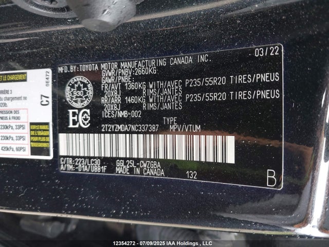 Lexus 2gr-fks 2022 2T2YZMDA7NC337387 Image 9