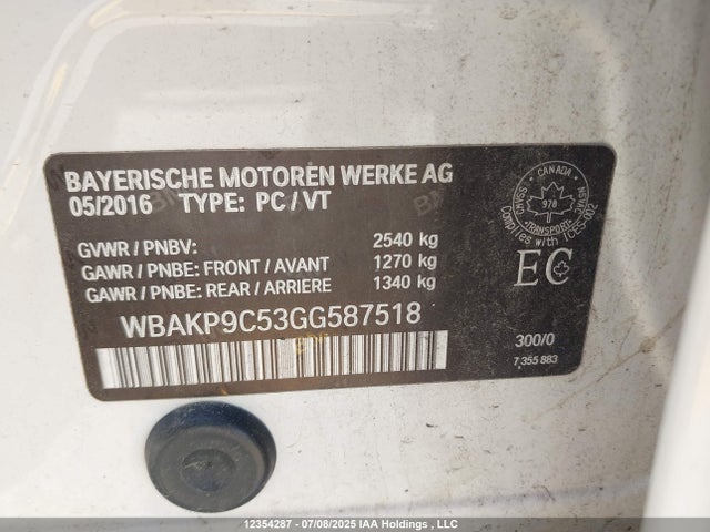 WBAKP9C53GG587518 BMW 550i