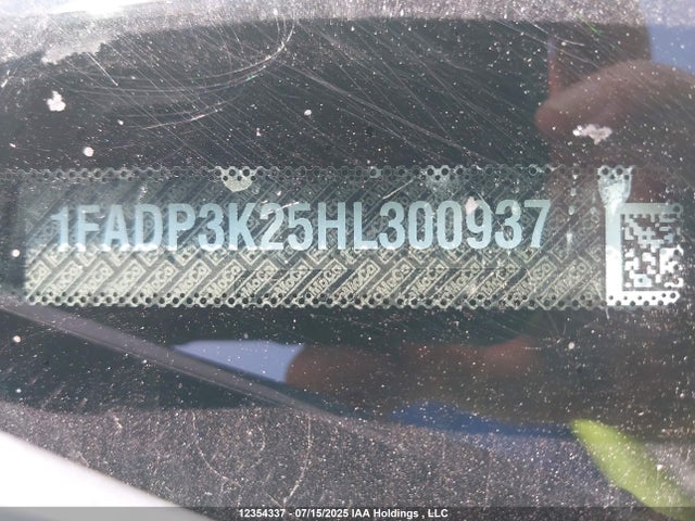 1FADP3K25HL300937 Ford 2.0l gdi