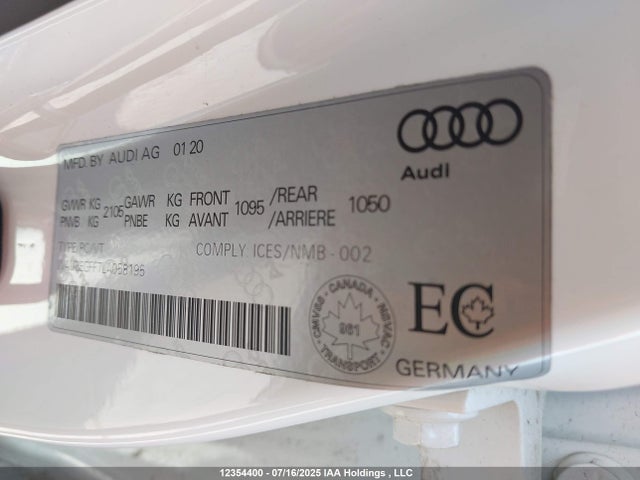 WAUBEGFF7LA058195 Audi 2020