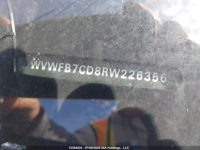 WVWFB7CD8RW226356 Volkswagen 2.0 tsi