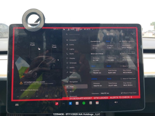 5YJ3E1EA4PF400287 Tesla MODEL 3