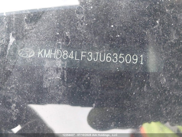 KMHD84LF3JU635091 Hyundai mpi nu