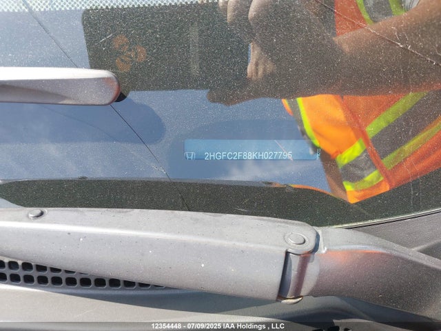 Honda k20c2 2019 2HGFC2F88KH027795 Image 9