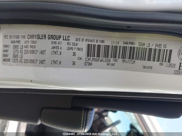 1C4PJMAS0FW613339 Jeep Cherokee