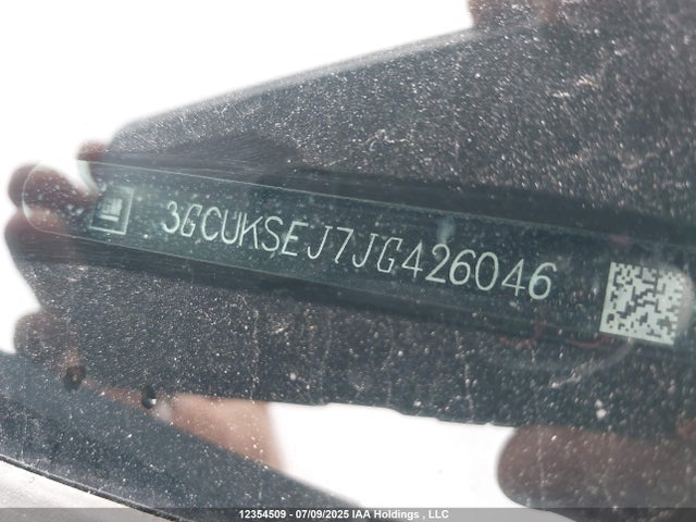 3GCUKSEJ7JG426046 Chevrolet l86 - sidi: spark ignited direct injection, vvt: variable valve timing, afm, e85 max, alum