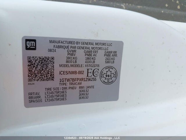 GMC lv1 2024 1GTW7BFPXR1256255 Image 18