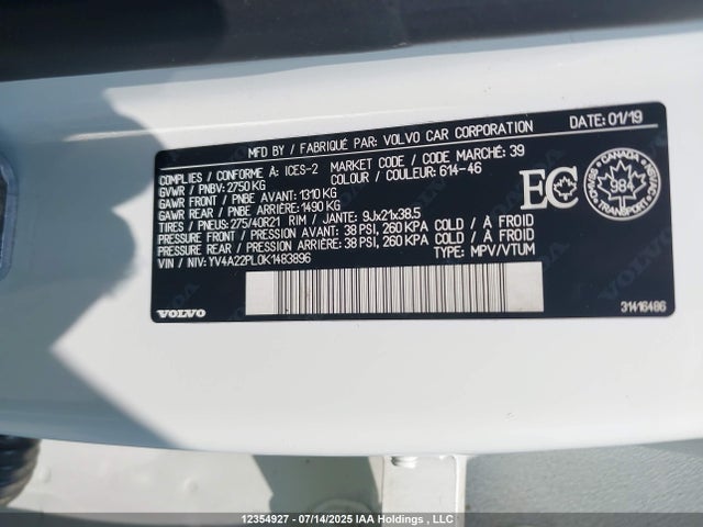 Volvo b4204ts (hp) 2019 YV4A22PL0K1483896 Image 18