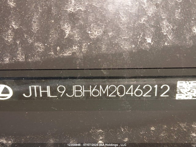 JTHL9JBH6M2046212 Lexus m20a-fxs, 3nm,1mm