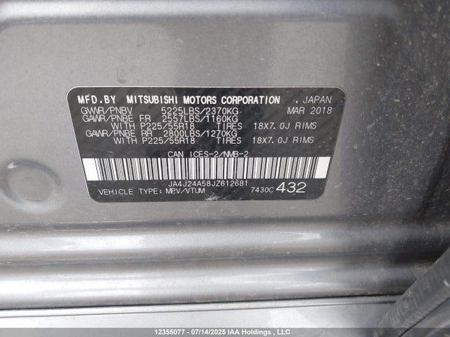 JA4J24A58JZ612681 Mitsubishi s61 - y61