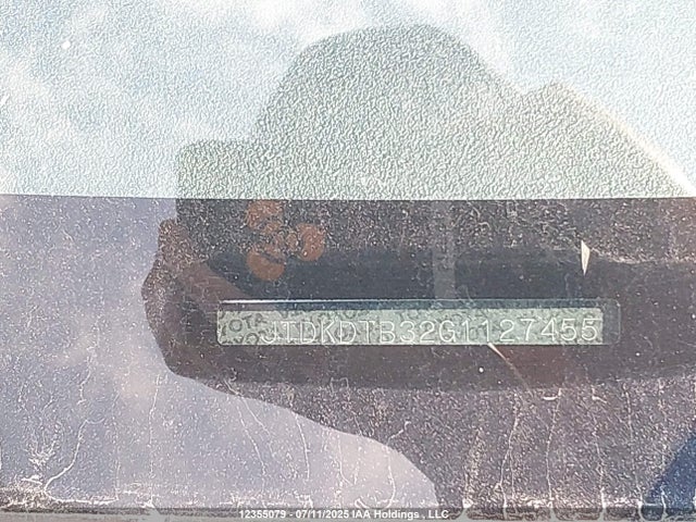 JTDKDTB32G1127455 Toyota 1nz-fxe+1lm