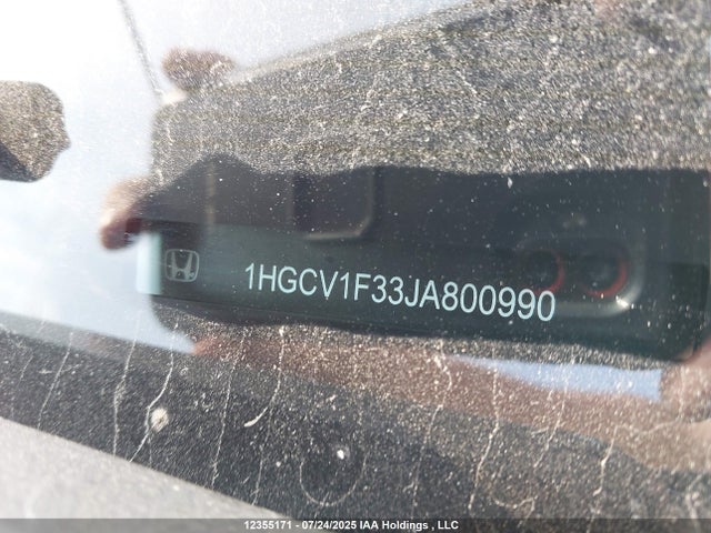 1HGCV1F33JA800990 Honda l15be