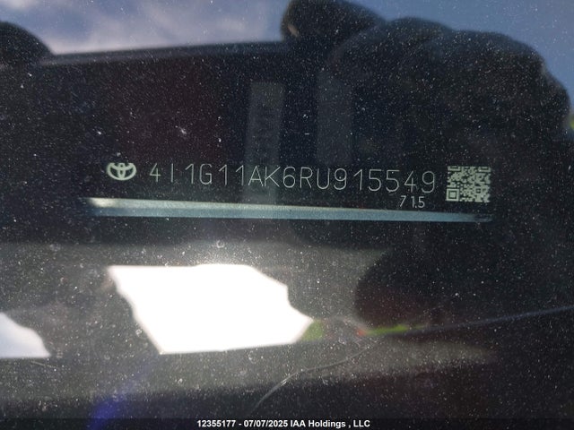 4T1G11AK6RU915549 Toyota a25a-fks