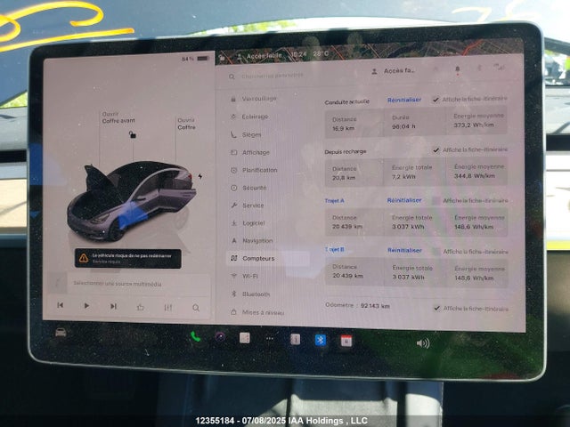 5YJ3E1EA5NF175276 Tesla MODEL 3