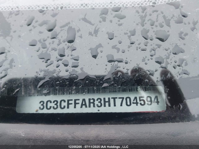 3C3CFFAR3HT704594 Fiat 500