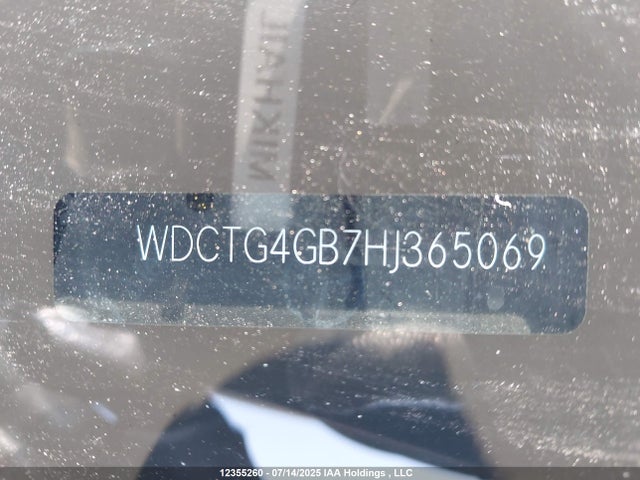 WDCTG4GB7HJ365069 Mercedes-Benz 270