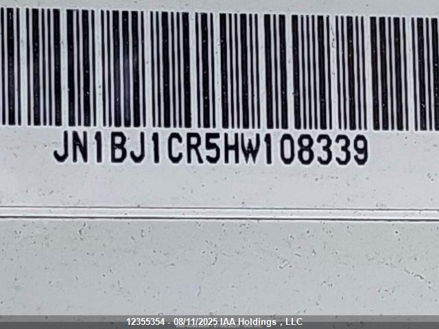 JN1BJ1CR5HW108339 Nissan 2017