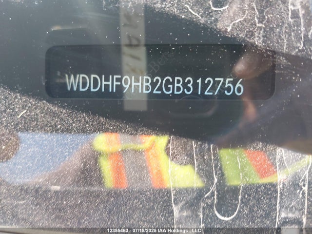 WDDHF9HB2GB312756 Mercedes-Benz E-Class