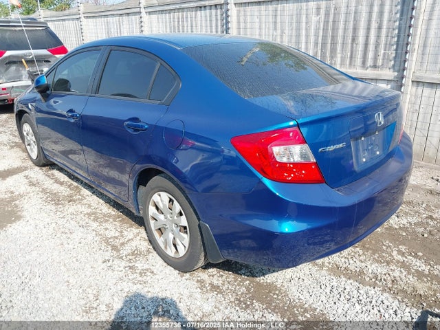 Продажа на аукционе авто 2012 Honda Civic Lx, vin: 2HGFB2F48CH020315, номер лота: 12355736