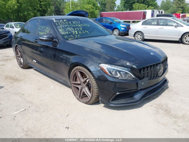 2017 Mercedes-benz C 63 Amg-s მანქანა იყიდება აუქციონზე, vin: 55SWF8HB6HU194199, აუქციონის ნომერი: 12355897