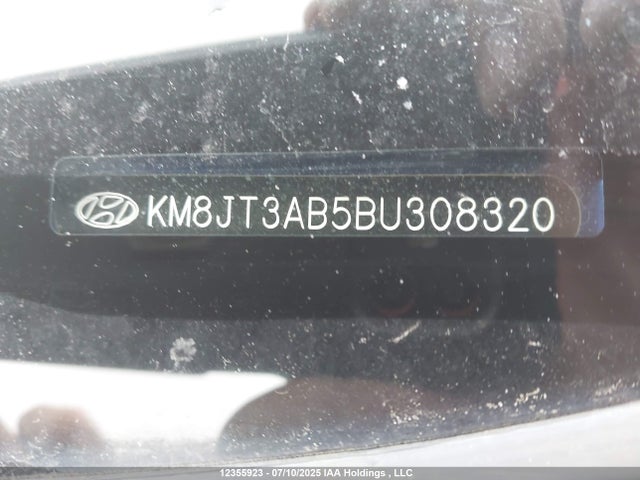 12355923 :رقم المزاد ، KM8JT3AB5BU308320 vin ، 2011 Hyundai Tucson L مزاد بيع