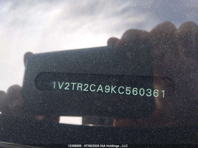 1V2TR2CA9KC560361 Volkswagen 2019