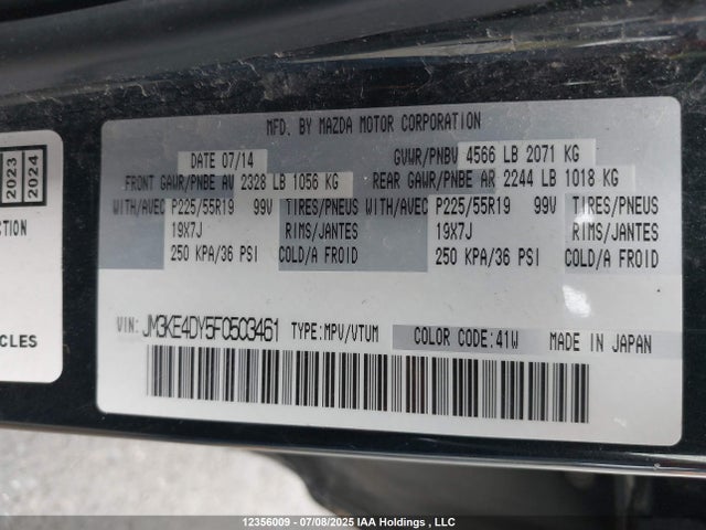 JM3KE4DY5F0503461 Mazda py