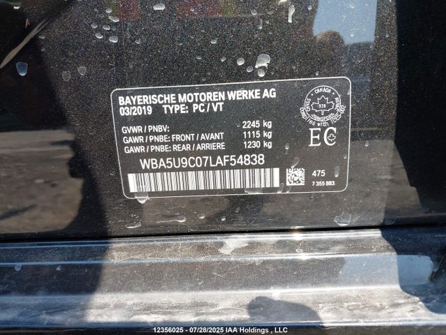 WBA5U9C07LAF54838 BMW M340I