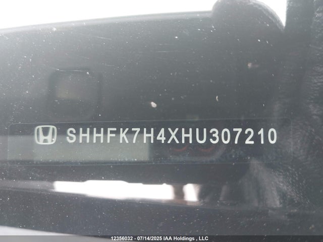 Honda l15ba 2017 SHHFK7H4XHU307210 Image 19
