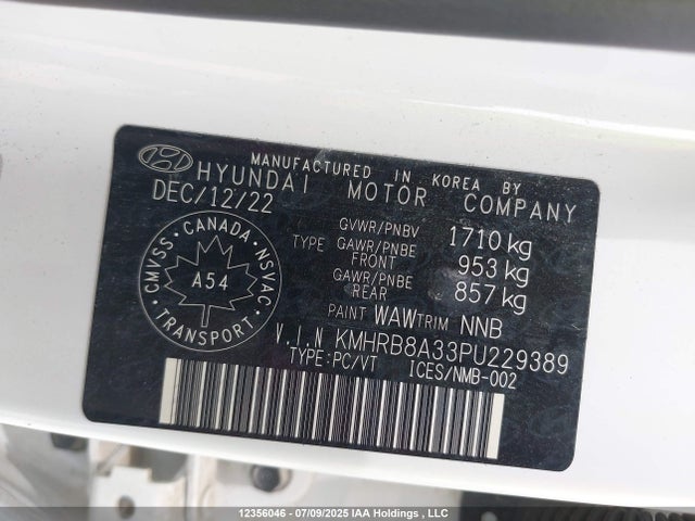 Hyundai gamma ii 2023 KMHRB8A33PU229389 Image 9