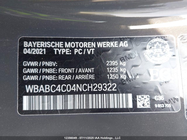 BMW m850i 2022 WBABC4C04NCH29322 Image 19