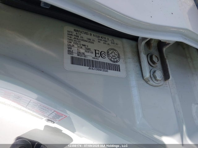JN1BJ1CR5HW125240 Nissan 2017