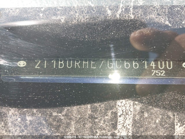 2T1BURHE7GC661400 Toyota 2zr-fe
