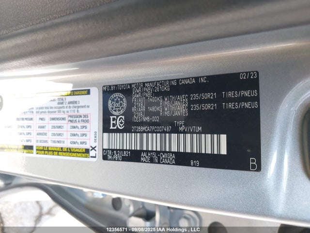 2T2BBMCA7PC007487 Lexus a25a-fxs, 5nm+4nm
