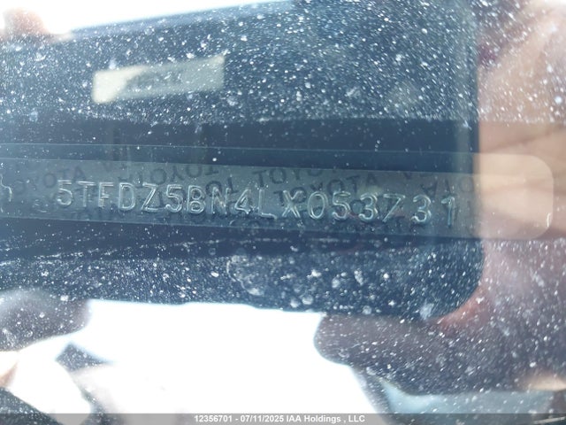 5TFDZ5BN4LX053731 Toyota 2gr-fks