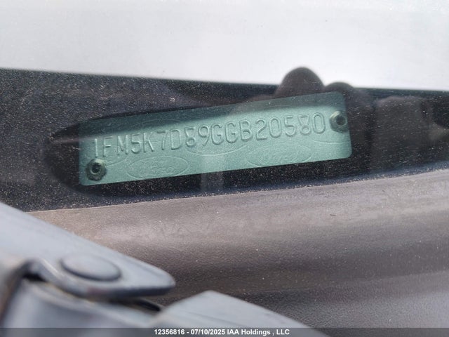 Ford 2016 2016 1FM5K7D89GGB20580 Image 9