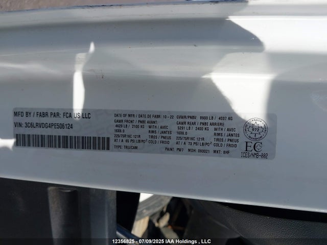 RAM 2023 2023 3C6LRVDG4PE506124 Image 8