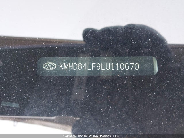 KMHD84LF9LU110670 Hyundai mpi nu