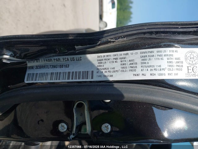 RAM 1500 2022 3C6RR7LT3NG188163 Image 9
