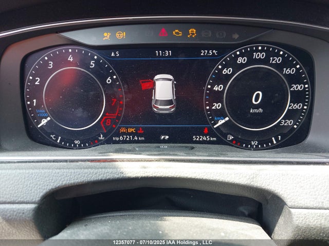 WVWVF7AU0JW253834 Volkswagen 2018