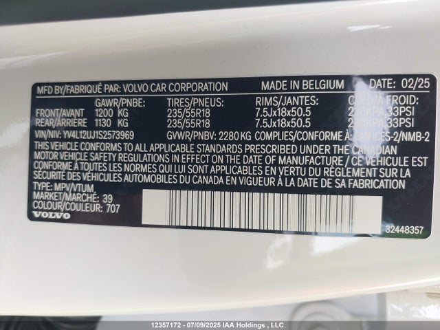 YV4L12UJ1S2573969 Volvo b4204t (b5)