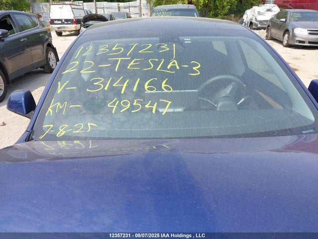 Tesla MODEL 3 2022 5YJ3E1EA4NF314166 Image 17