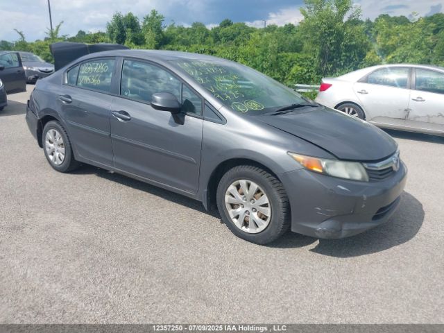Продажа на аукционе авто 2012 Honda Civic Lx, vin: 2HGFB2F47CH115366, номер лота: 12357250