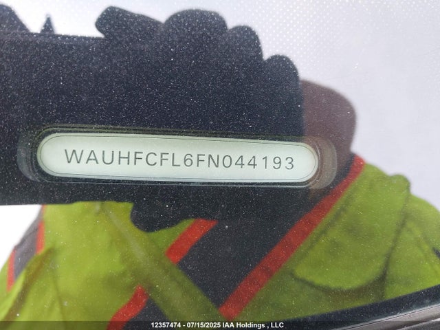 WAUHFCFL6FN044193 Audi flex fuel capable engine